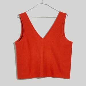 Madewell Organic Cotton Peekaboo-Back Crop Tank